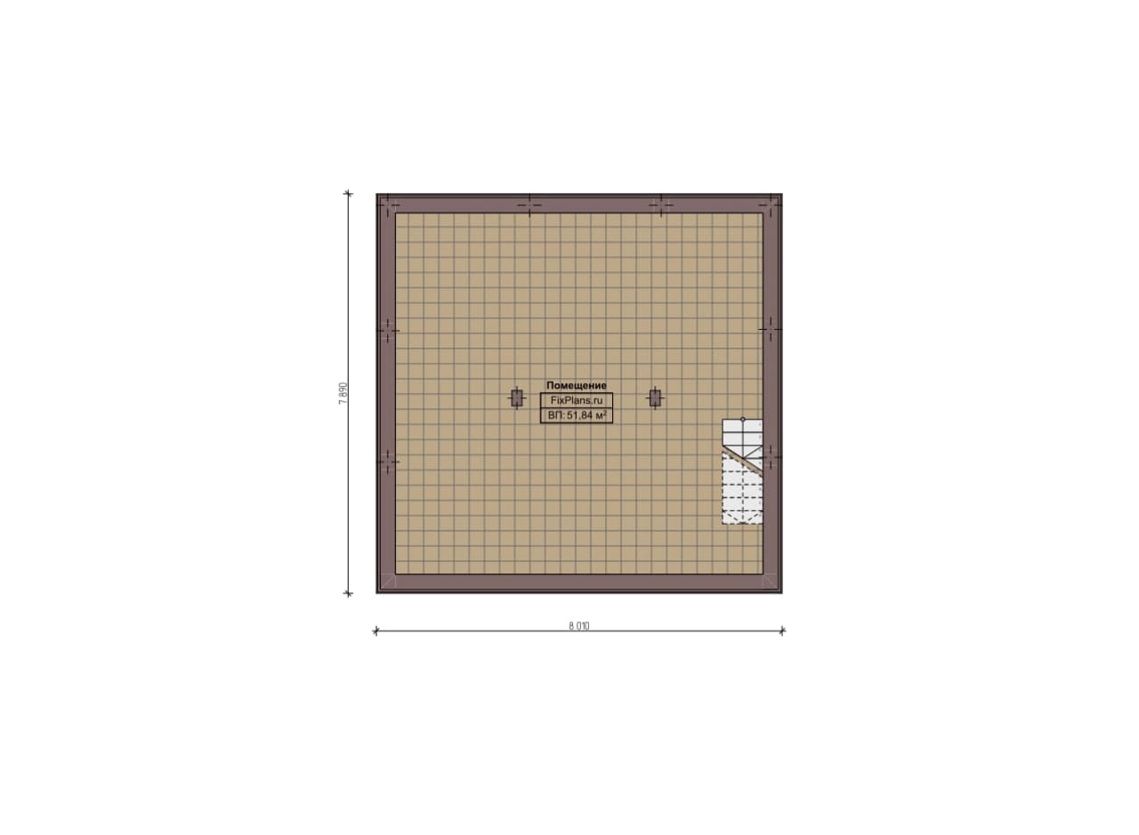 Планировка Одноэтажный дом F-19142