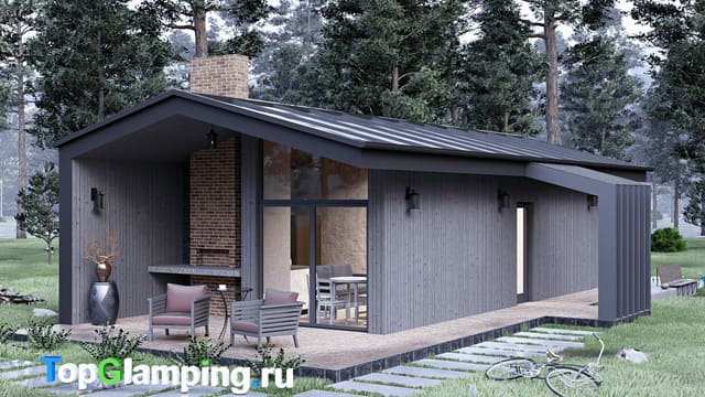 Одноэтажный дом F-22238